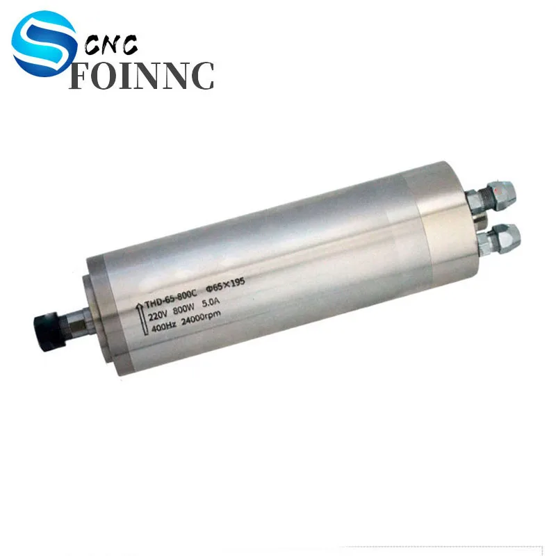 CNC Water Cooling Spindle Motor 65mm 800KW ER11 THD-65-800C 220V 24000 rpm water Cooled Spindle For DIY CNC Milling Machine