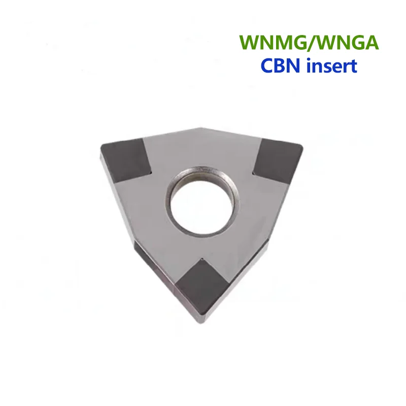 

2PCS CBN insert WNMG080408 WNGA080404 3T CBN diamond insert WNMG WNGA PCBN tip lathe cutter turning tool for hardened steel