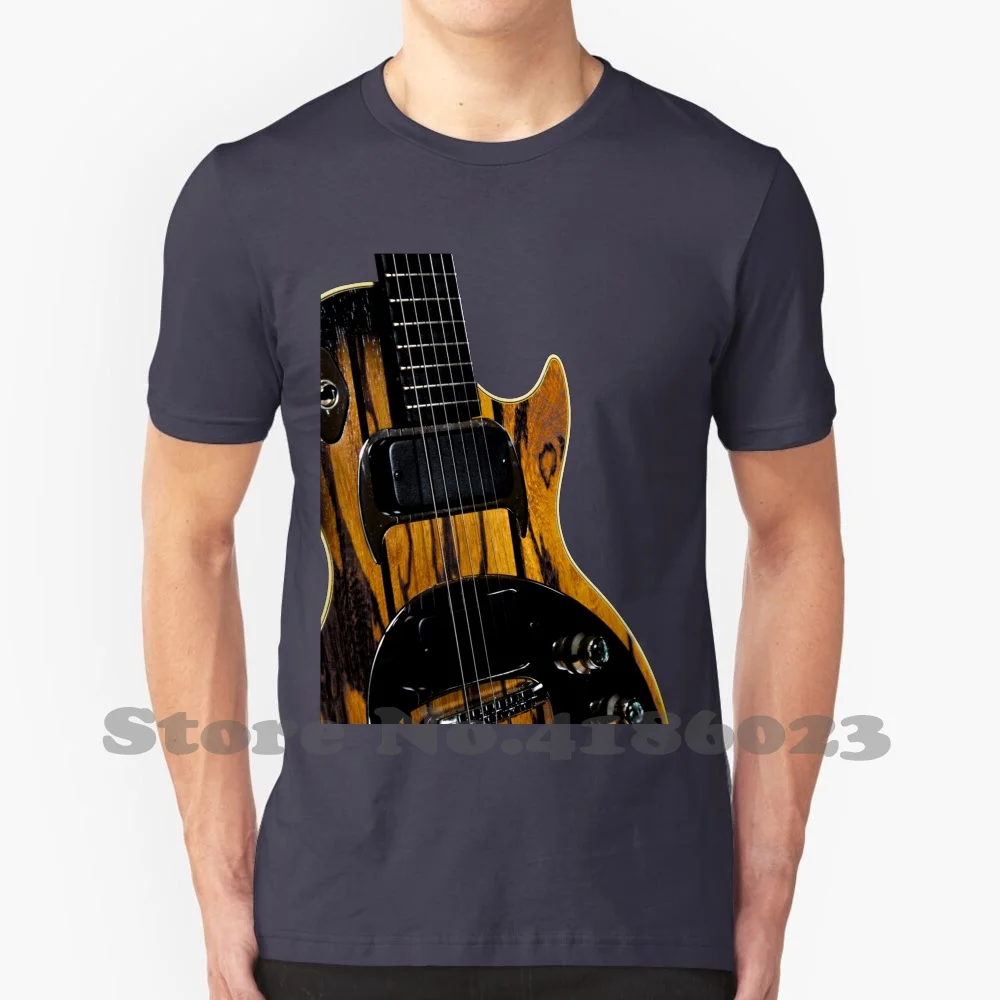 Guitar 100% Cotton T-Shirt Guitar Punk Pop Heavy Metal Mash Up Parody Cool Nerd Geek Retro Vintage Vector Michael Pilgrim