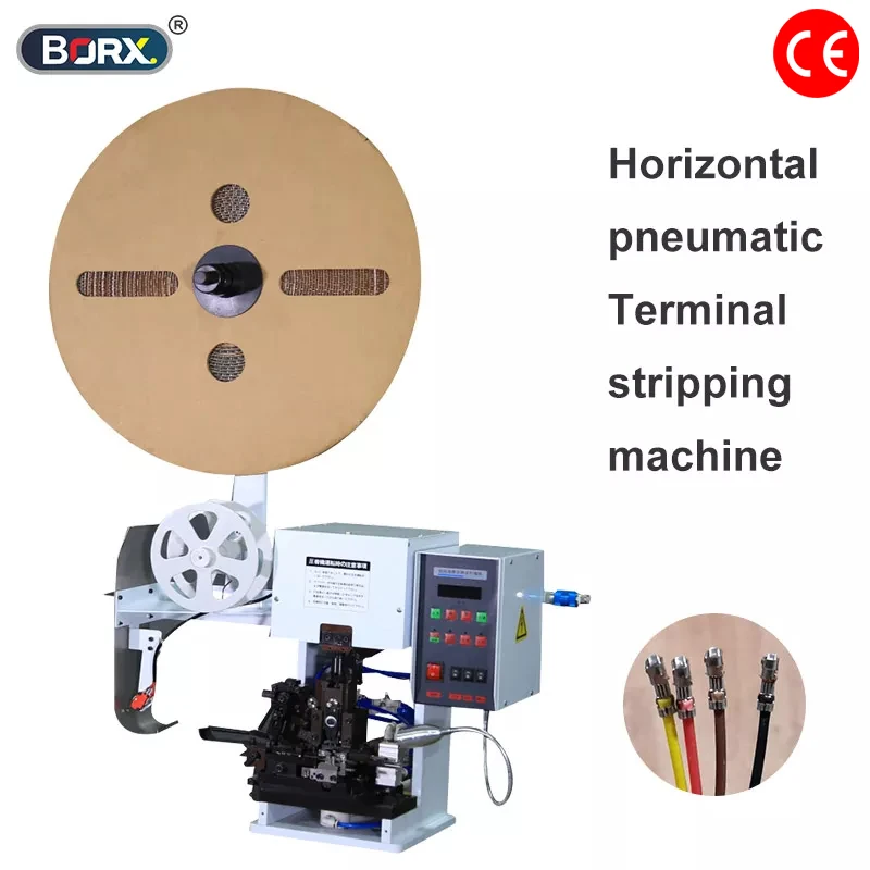 BORX 850w Horizontal Pneumatic Stripping Stripping Machine, Suitable For DC/AC/single Grain/joint Terminals For Wires Crimper