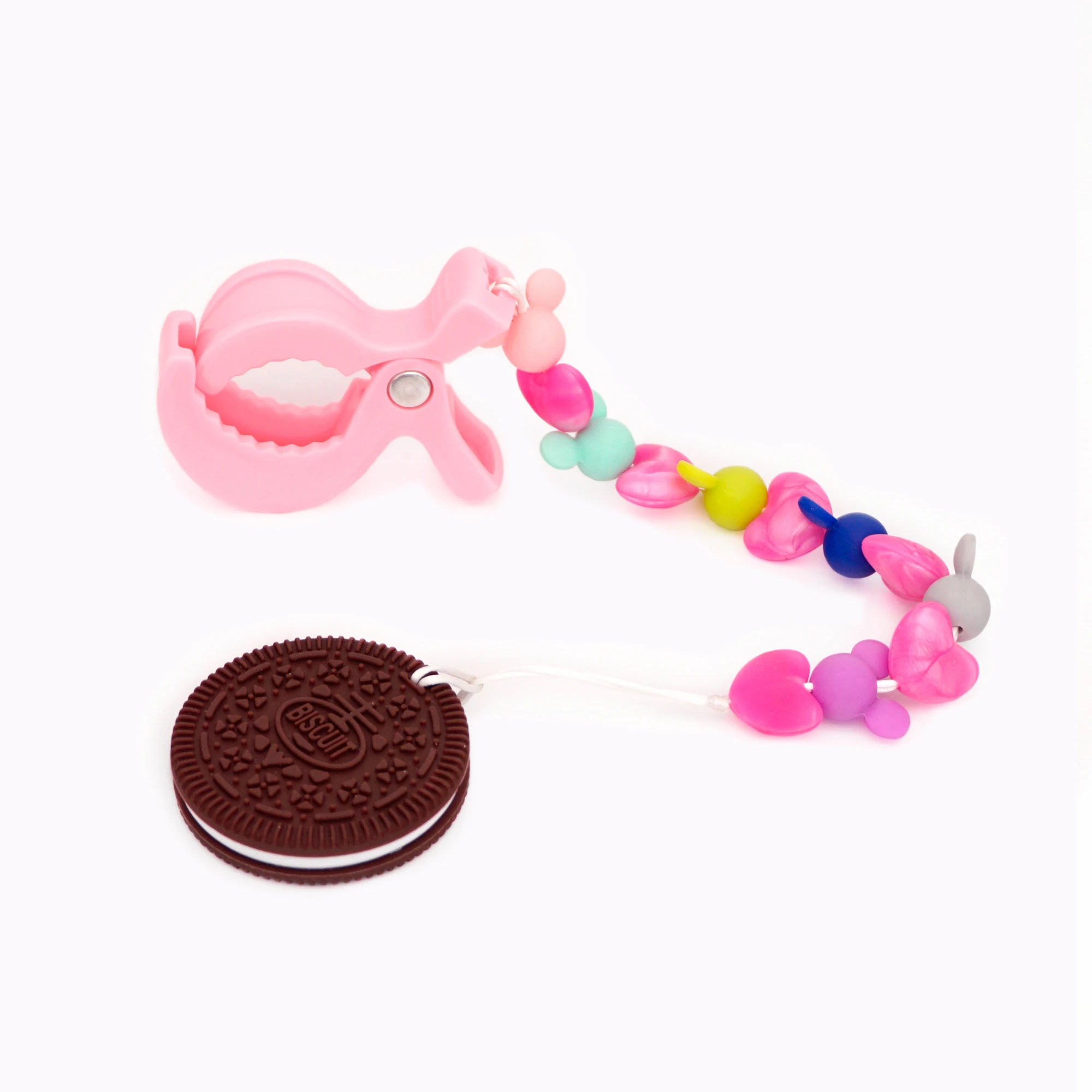 Lámpara para bebé, colgador de cochecito, clavijas para gancho, Clips para pacififer, juguetes de muselina, funda de asiento, organizador de coche,