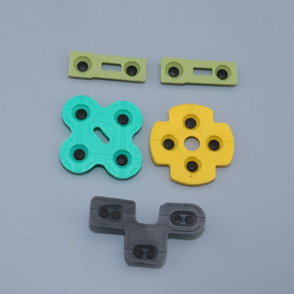 أفضل سعر 1 مجموعة استبدال سيليكون المطاط منصات موصل أزرار اللمسات ل بلاي ستيشن 2 تحكم PS2 إصلاح أجزاء