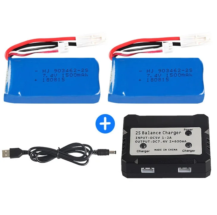 

V262 RC Helicopter Spare Parts 7.4V 850mAh Li-pol Battery Professional Spare Batteries 2pcs/lot