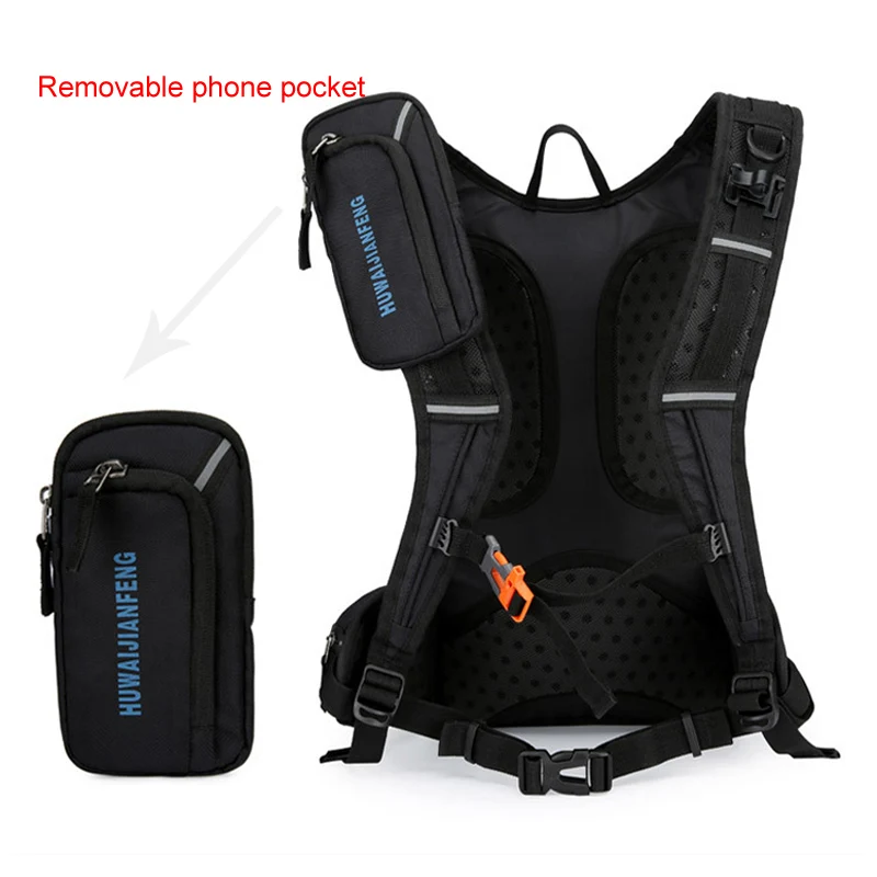 NEW 18L Sport Cycling Run Water Bag Storage Hydration Pocket Backpack Ultralight Hiking Bike Riding Pack Bladder Knapsack XA27TQ