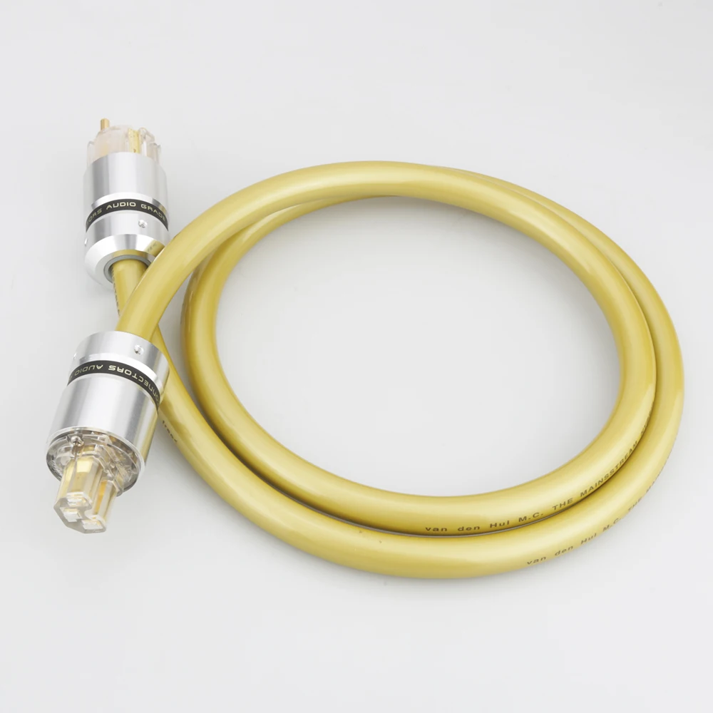 VDH M.C The Mainsstream Hybrid ฮาโลเจนฟรี HiFi Schuko Power อลูมิเนียม Schuko ปลั๊กสายไฟสาย CD AMP