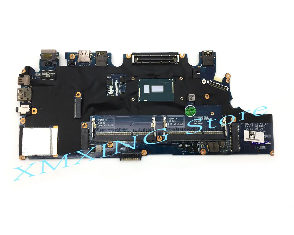 FULCOL For DELL Latitude E7250 Laptop Motherboard I3 I5 I7 LA-A971P CN-02PVP8 CN-0TPHC4 CN-0G9CNK Tested 100% work