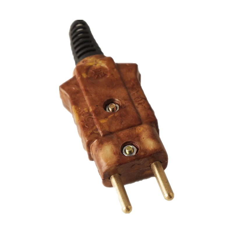 Factory Outlet 40A Pair Bakelite Plug Female Male Connector Stage Light Plug Pro Lighting 2 Round PIN Rewireable Socket Plug Set