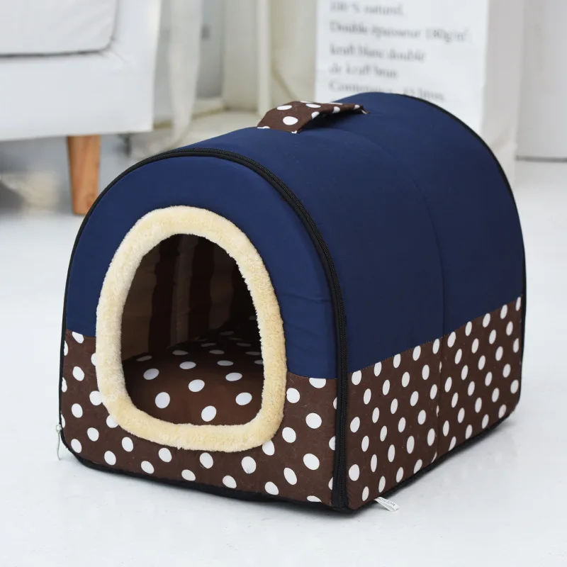 Dog Bed Winter Warm Kennel For Pet Puppy Nest Cat Sleeping Bag cama para cachorro House for cats Dog house bed