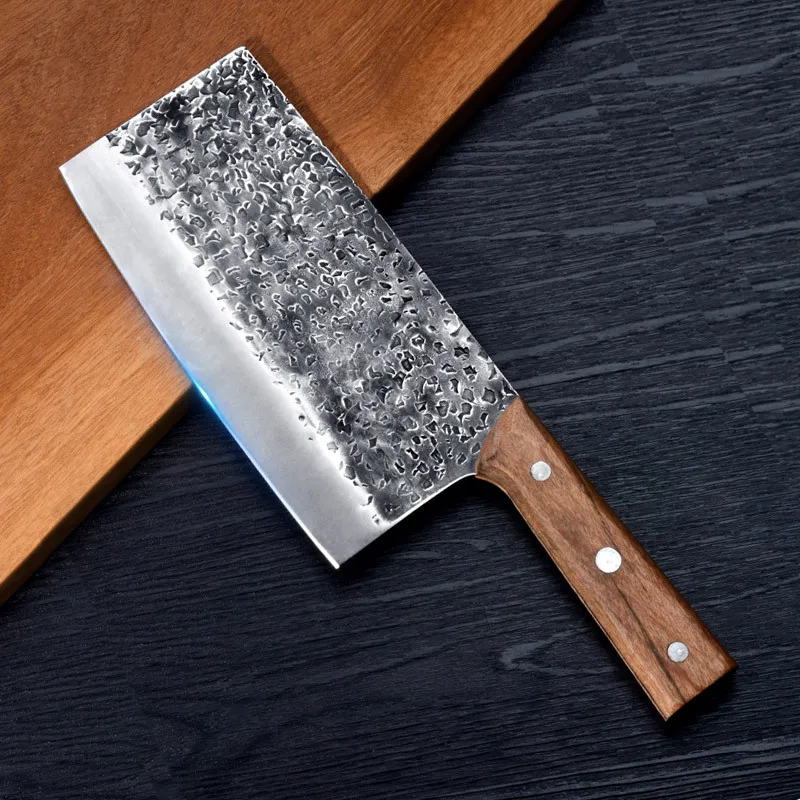 

Handmade Forged Kitchen Knife Cutlery Chinese Kitchen Knives 5Cr15mov Forged Cooking Knife Stainless Steel Sharp Blade Cleaver