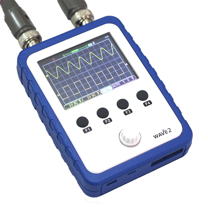 JYETech WAVE2 Touch Panel Portable Digital Oscilloscope DIY Kit 2 Channels Built-in DDS Function Generator X-Y Display CE