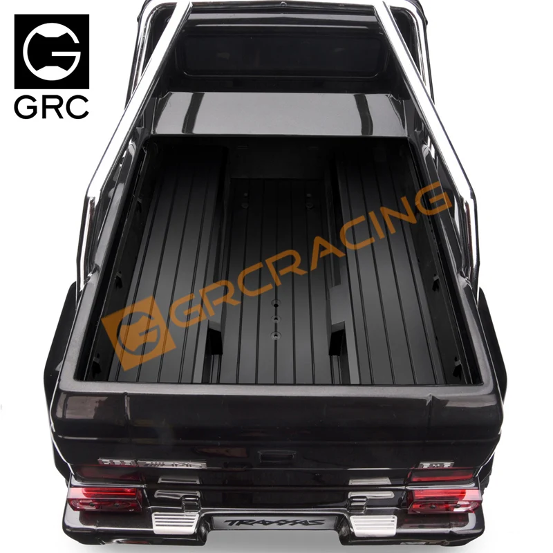 Compartimento traseiro da cauda do caminhão do transporte da cubeta de grc para traxxas 1/10 trx6 g63 88096-4 acessórios da elevação do carro da