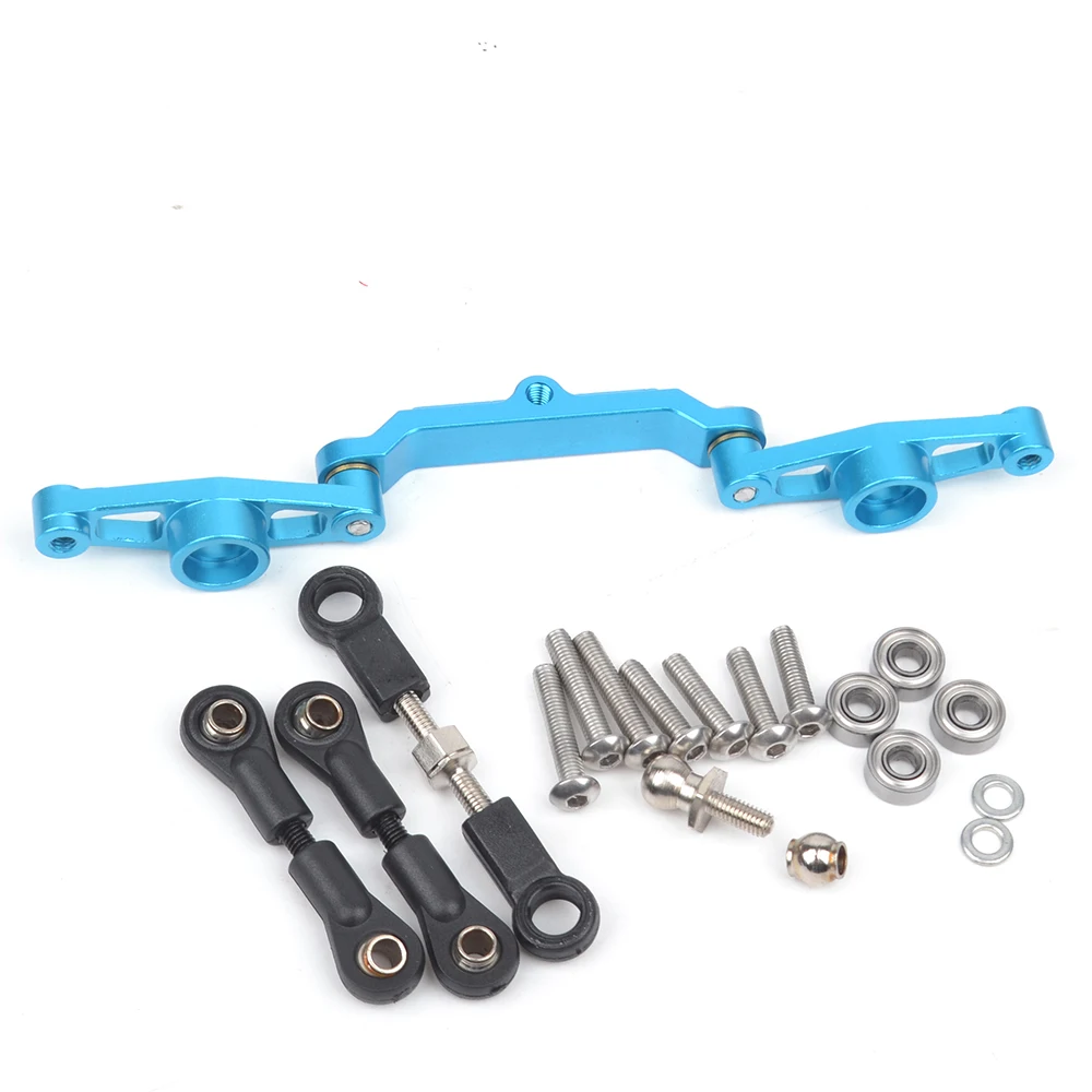 Aluminum Ball Bearing Crank Steering Set for Tamiya TT02 TT-02 Upgrade Parts