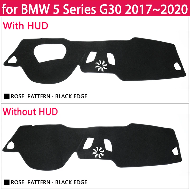 for BMW 5 Series G30 2017 2018 2019 2020 Car Dashboard Cover Dashmat Avoid light  Sun Shade Carpet Car Accessories
