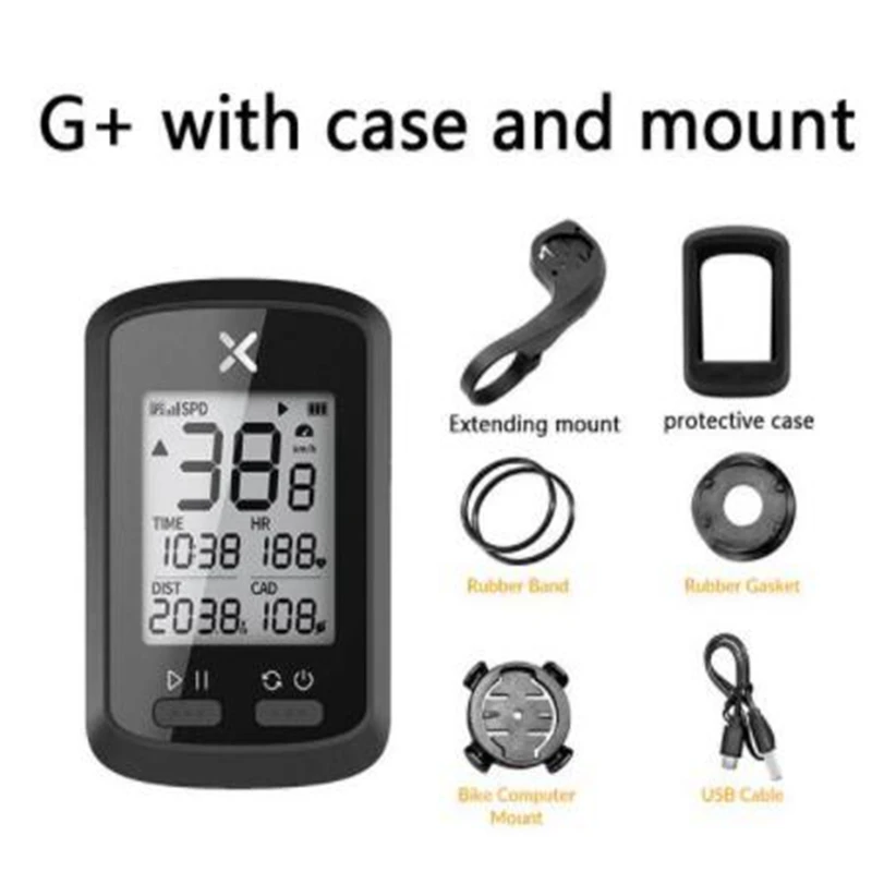 XOSS G/G+ Bike Computer G Plus Wireless GPS Speedometer Waterproof MTB Bicycle Bluetooth ANT+ with Cadence Cycling Computer