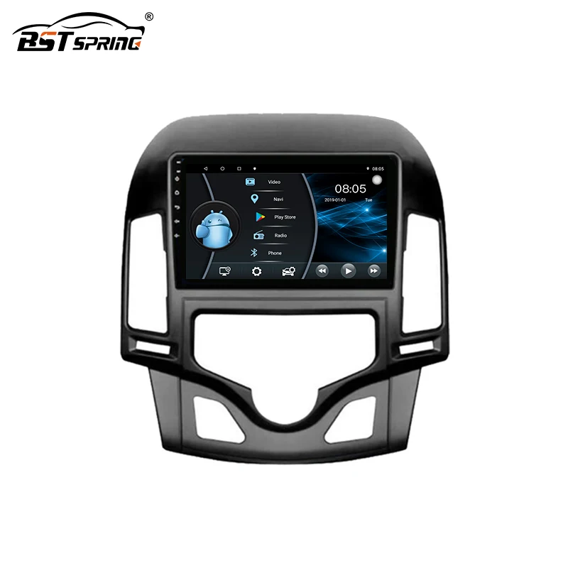 Автомобильная аудиосистема с gps-навигацией, Android 10,0, автомобильное радио, DVD-плеер для Hyundai I30 2006-2011, Автомобильное видео