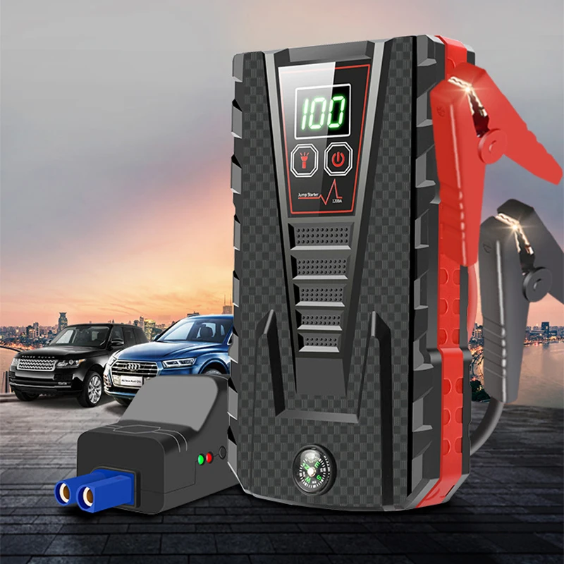 Car Jump Starter Power Bank 32800mAh Portable Battery Station For iPhone 12 Xiaomi Samsung Car Emergency Booster Starting Device