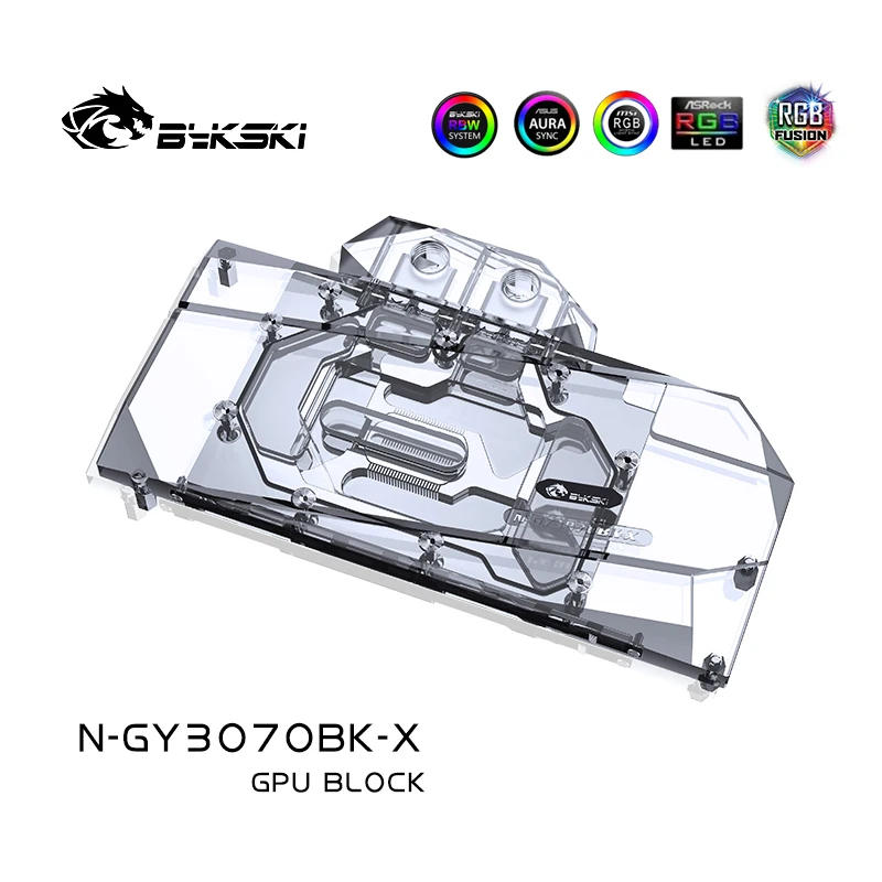 Bykski N-GY3070BK-X PC water cooling Radiator GPU cooler video Graphics Card Water Block for GLAXY Metal Master Gainward RTX3070