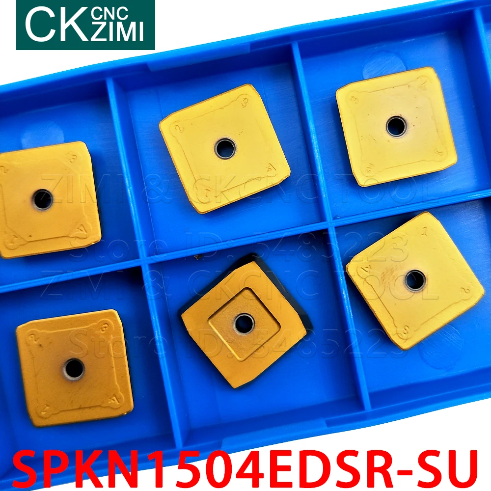 SPKN1504EDSR-SU NC010 SPKN 1504 EDSR SU كربيد طحن مربع ، أدوات قطع الطحن CNC ، أدوات القطع للصلب