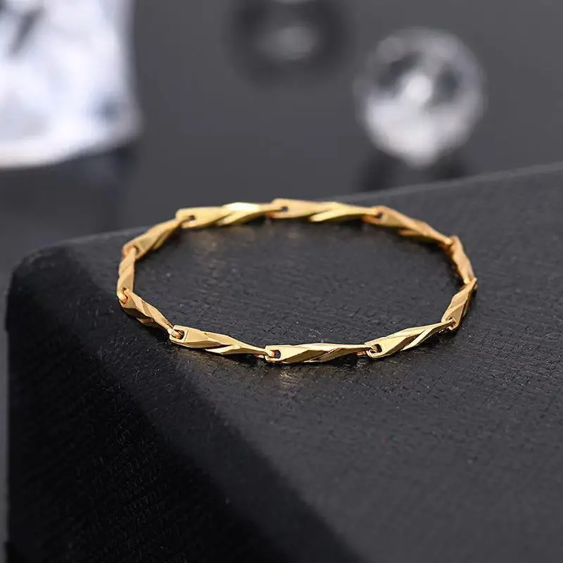 2021 Fashion New Korean Temperament Finger Joint Chain Link Twist Geometric Ring Retro Finger Chain Personality Unisex Ring