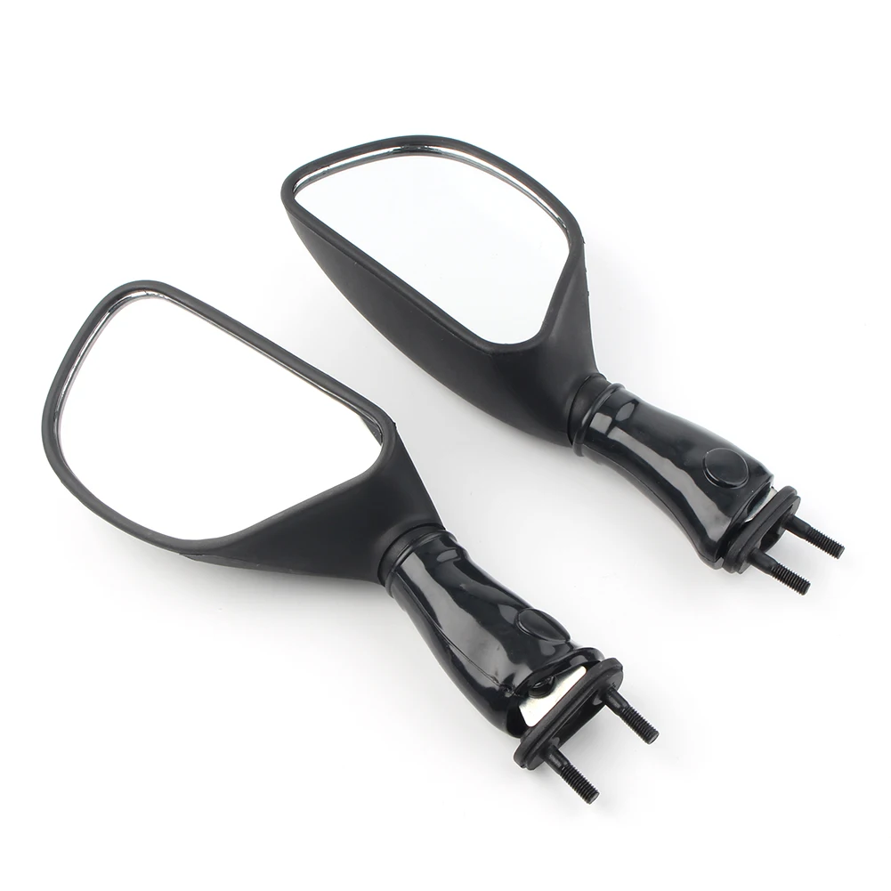 2Pcs Motorcycle Rearview Mirrors For Kawasaki EX650 2006 2007 2008 & ZX6R 1998 1999 2000 2001 2002 & ZX9R 1998-2003 Black