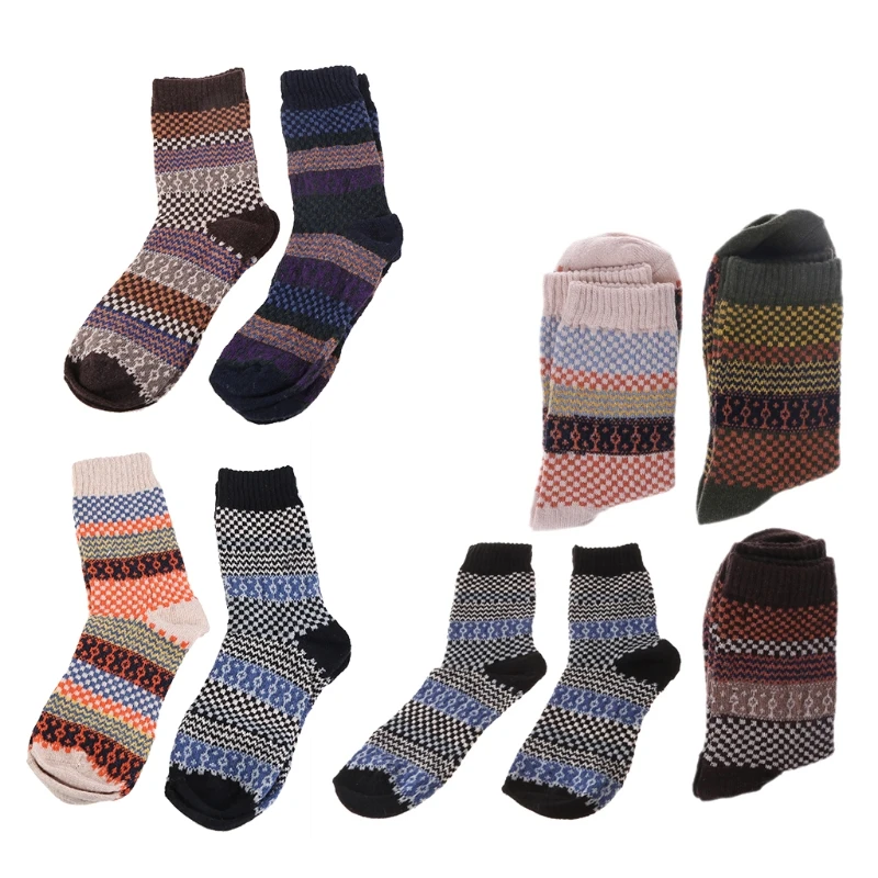 4 paar Herren Weichen Dicken Angora Kaschmir Casual Kaninchen Wolle Mischung Warme Winter Socken