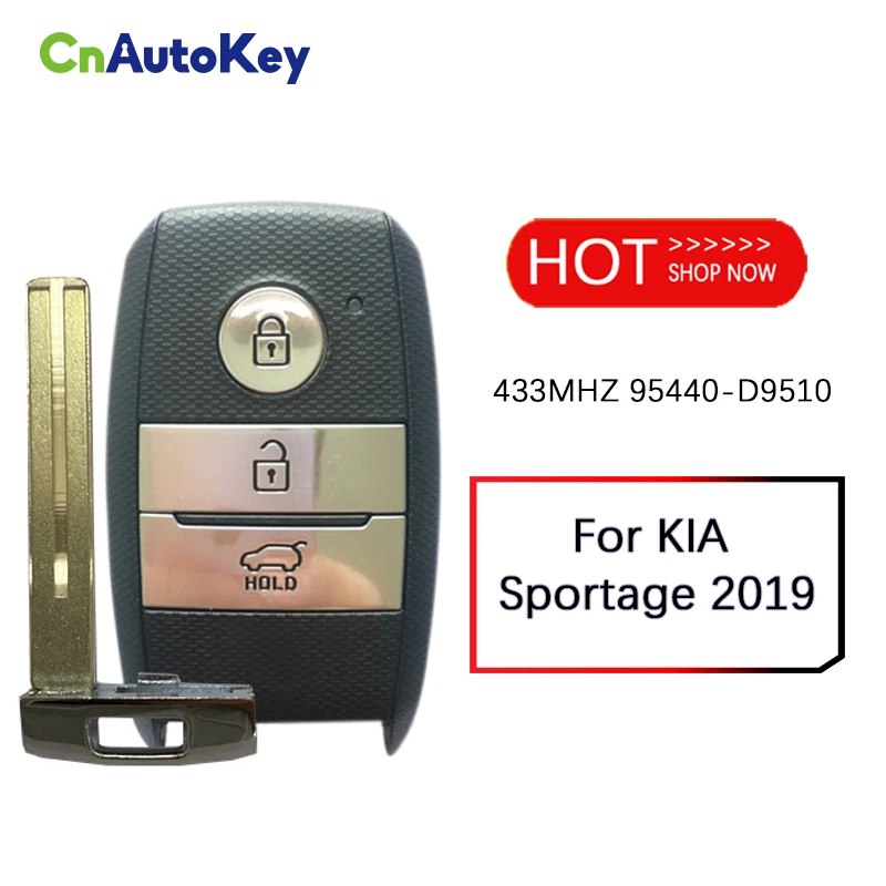 CN051088 Part Number 95440-D9510 For KIA Sportage 2019 Smart Remote Key 3 Buttons 433MHz