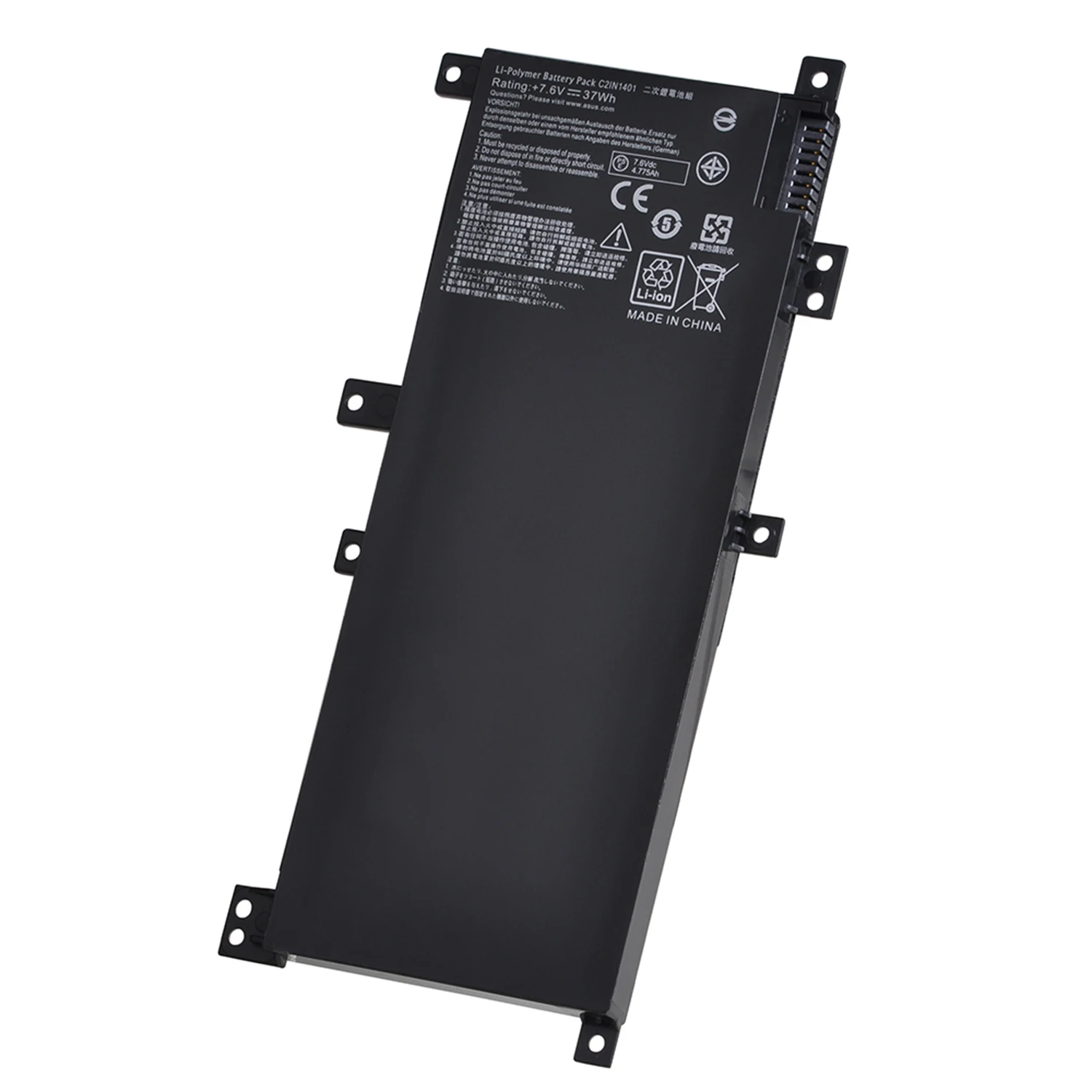 37Wh 7.6V C21N1401 Pin Dành Cho Laptop Dành Cho Asus X455 X455L X455LA A455L A455LD A455LN F455L K455L X454W Y483LD W419L C21PqCH