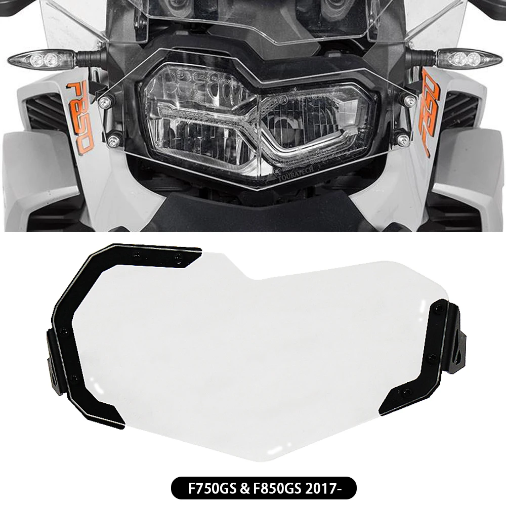 New For BMW F750GS F850GS 2017 2018 2019 2020 2021 Grille Headlight Protector Guard Lense Cover F 750 GS F 850 GS Acrylic