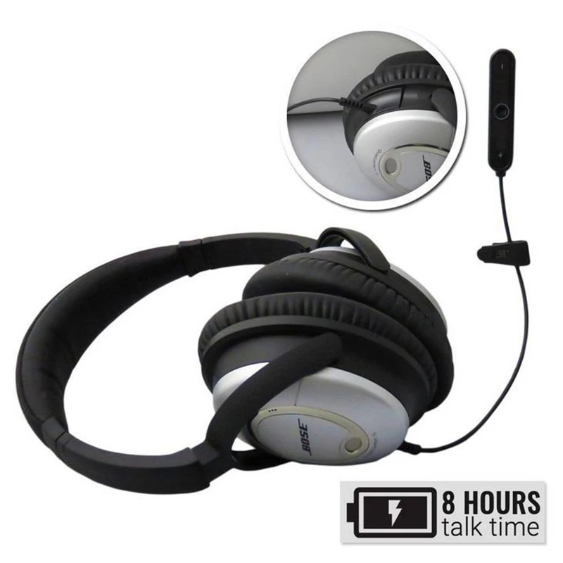 สายบลูทูธสำหรับ QC15หูฟังบลูทูธเสียงอะแดปเตอร์สายเชื่อมต่อ Built-In Mic Volume Control