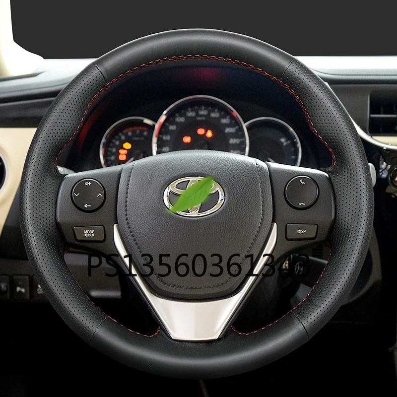 

For Toyota steering wheel cover Corolla Camry chrav4 C-HR Vios Avalon hand-sewn grip cover modification