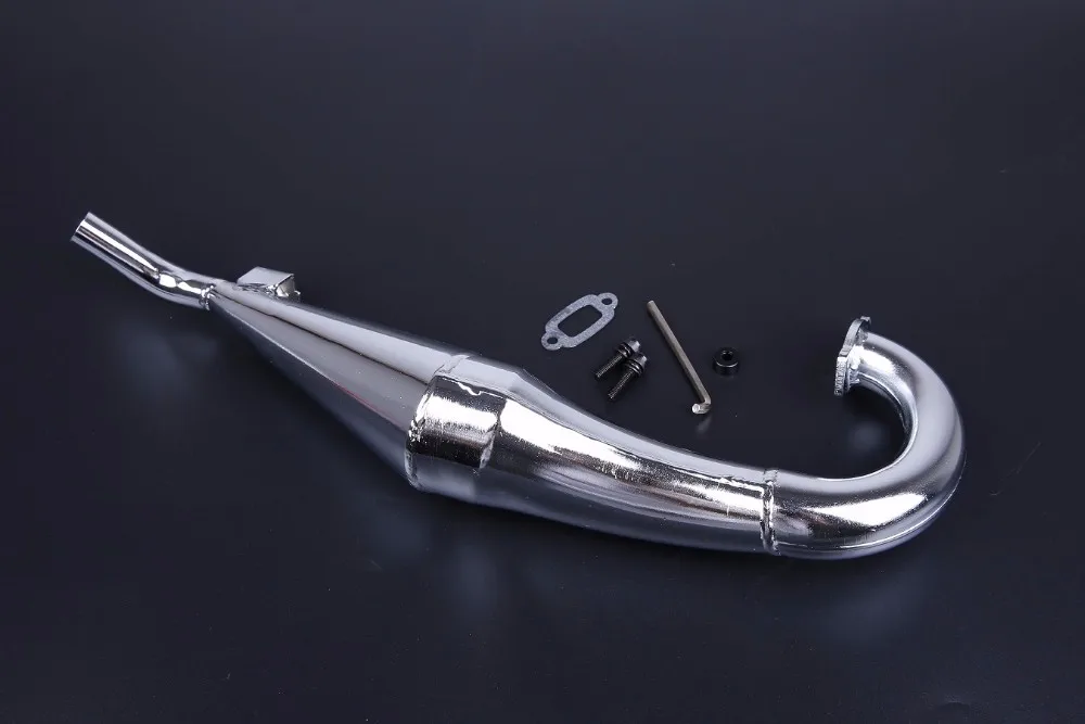 

Metal Exhaust Pipe Side Pipe for 1/5 Hpi Rovan Kingmotor Baja 5b Ss Rc Car Parts