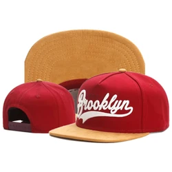 TUNICA Brand FASTBALL CAP BROOKLYN faux suede hip hop red snapback hat for men women adult outdoor casual sun baseball cap bone