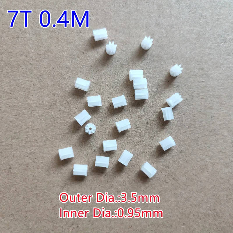 Plastic Small Motor Gear Teeth 6T 7T 8T 9T 10T 11T 12T 13T R/C Helicopter Quadcopter Drone Model Toys Spare Parts Accessories