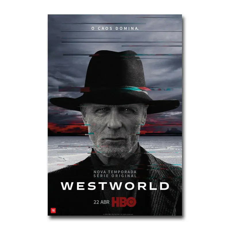 

J0141 Westworld Season 2 TV Series Show Wall Sticker Silk Poster Art Light Canvas Home Decoration