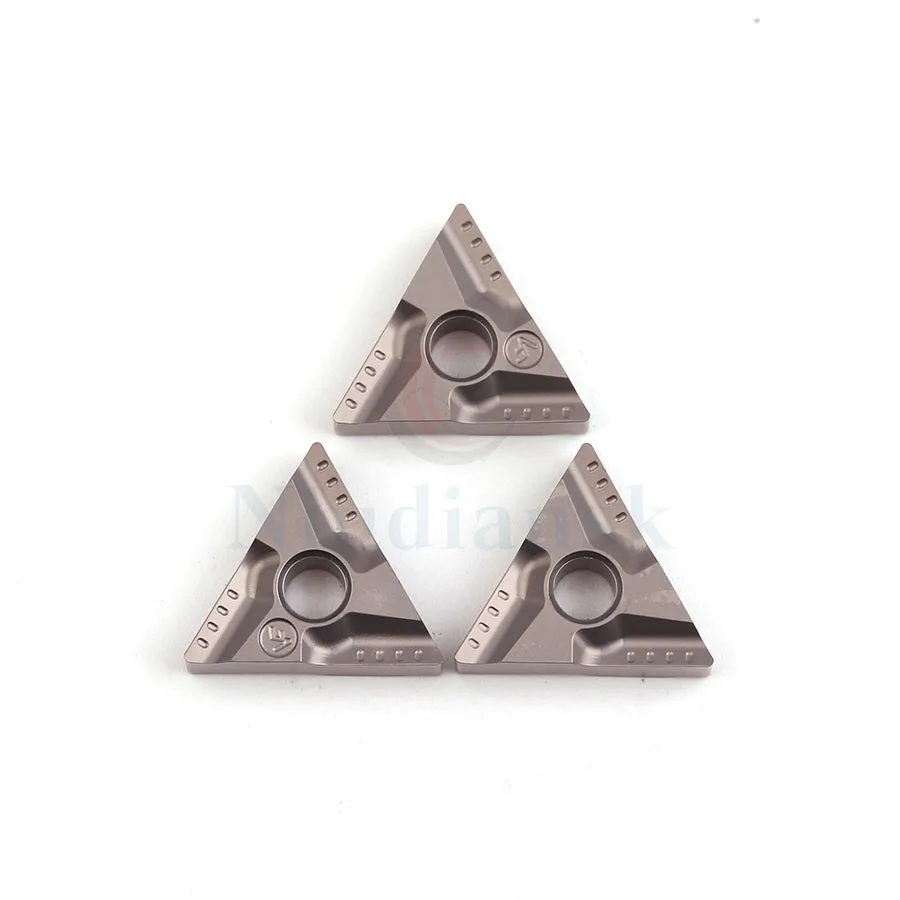10PCS TNMG160404R-VF TNMG160408R-VF TNMG160404L-VF TNMG160408L-VF LF90 inserti in metallo duro CNC tornio utensili di tornitura cermet inserti