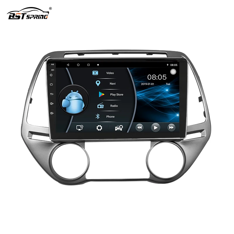 bosstar factory price Android car dvd audio radio player for Hyundai i20 2015 2016 2017 2018 car gps navigation system