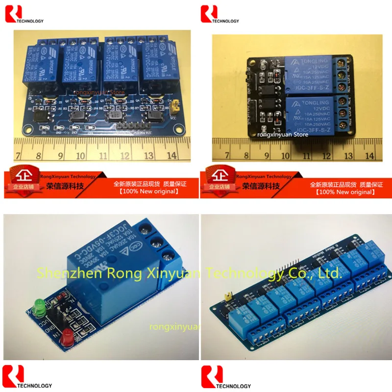 

1 2 4 8 канальный релейный модуль постоянного тока 5 в 12 в с оптроном, низкоуровневая расширительная плата триггера для arduino