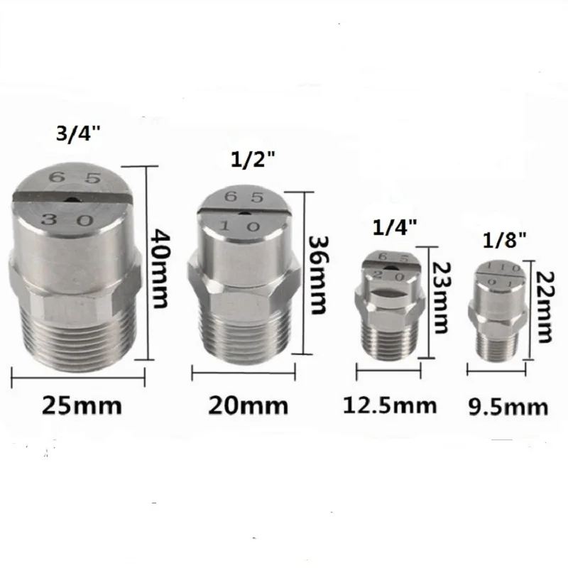 1 Stuks Ventilator Water Wassen Spuitmondstuk, Hvv H-U Jet Flat Ventilator Sproeikop, Sproei Tip