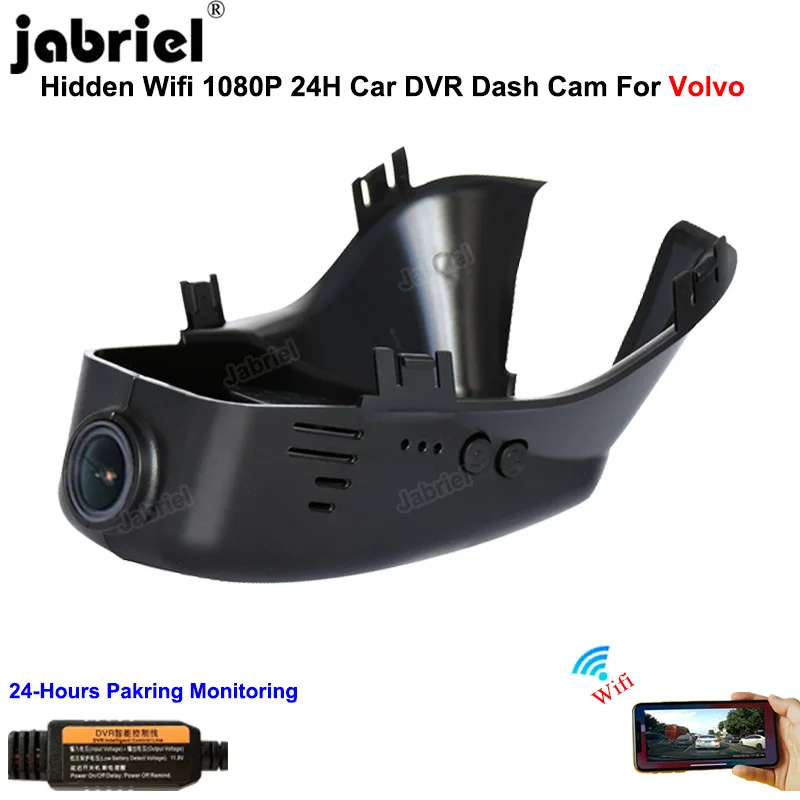 

WIFI Dash Cam Car Dvr Camera 1080P 24H Dashcam EDR Recorder for Volvo S60 S80 2012 2015 V40 V60 V70 XC60 XC40 XC70 XC90 S40 S90