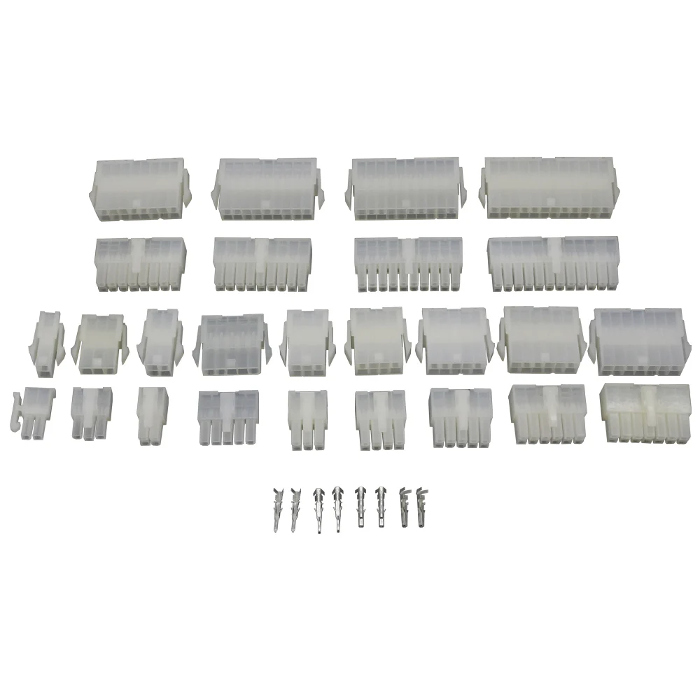 5 Sets of 5557-5559 Connectors 4.2mm Pitch Terminal/Housing/Pin Header Wire Connector Adaptor 5557-5559-2P~24P Set