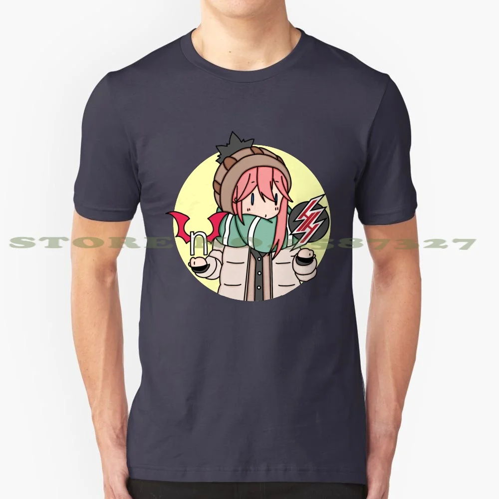 Laid Back Hentai 100% Cotton T-Shirt Hentaihaven Yuru Camp Kawaii Anime Girl Anime Aesthetic