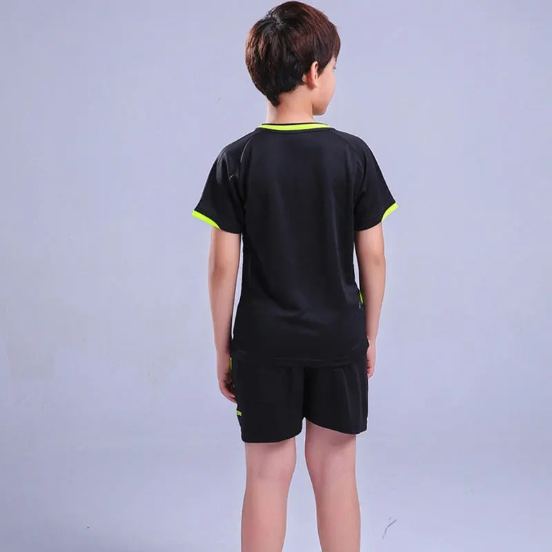 Maglie da calcio per bambini adulti uomini ragazzi ragazze set da calcio manica corta divise da calcio per bambini tute da calcio Fitness 03