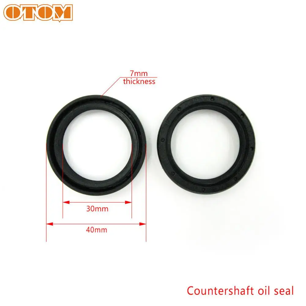 OTOM Motorcycle Engine Countershaft/Shift Lever/Start Shaft Oil Seals Waterproof Resistant Oil Rubber O-Ring For KAWASAKI KX KXF