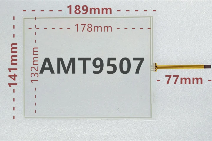 

2 шт./Лот Новый Стандартный AMT9507 экран 8,4 дюйма 4-проводной резистивный сенсорный экран промышленный компьютер сенсорный экран 189*141