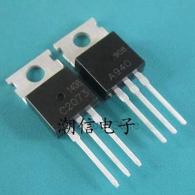 NEW Original 10pcs/lot (5PCS+5PCS) A940 C2073 2SA940 2SC2073 TO-220 popular audio tube Wholesale one-stop distribution list