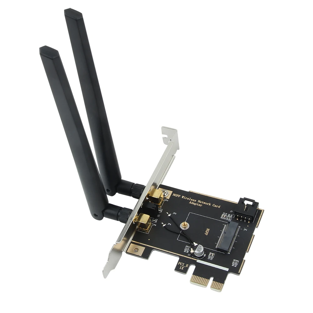 Kit Wifi PCIe x1 AC9260 9260NGW 1730Mbps pour carte Intel Wifi NGFF M.2 Bluetooth 5.0 MU-MIMO 1/802 ac/ax