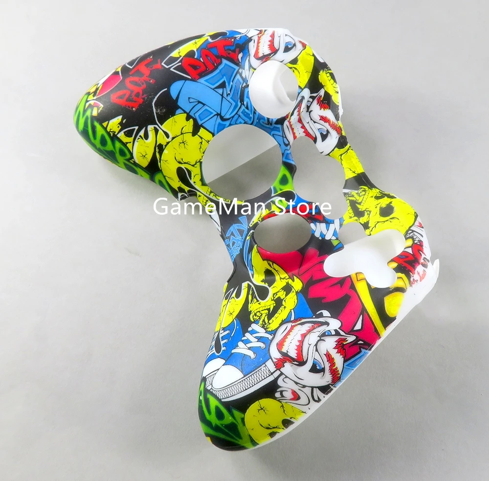1PC สำหรับ XBOX360 Controller เกมน้ำ Camouflage Handle ซิลิโคนกรณีป้องกันฝุ่นผิวป้องกัน