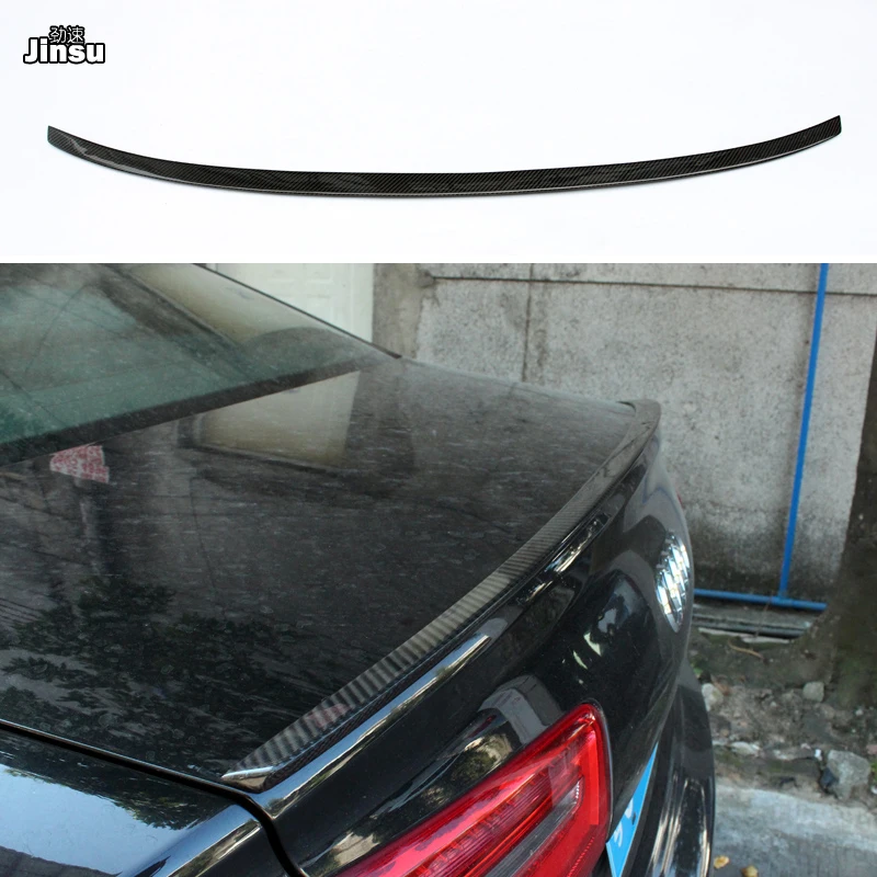 

S6 style carbon fiber rear trunk spoiler lip For Audi A6 c7 sedan 2012 - 2018 Car styling rear spoiler wing