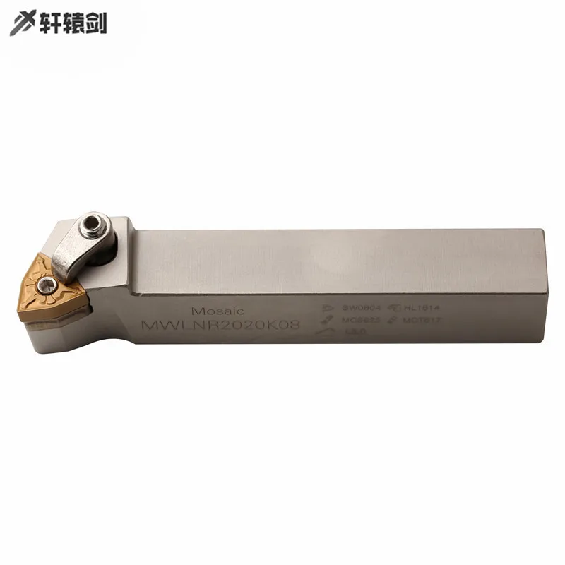 CNC เครื่องมือบาร์ Composite ภายนอกเครื่องมือ MWLNR 2020K08 MCLNR เครื่อง Clamp เครื่องมือ Bar เครื่องกลึงเครื่องมือ