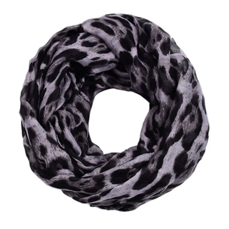 Winter Women Soft cotton linen Warm Sexy Leopard Shawl Scarf Female Animal Print Visecose Kerchief Islam Muslim Hijab Snood N2